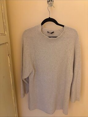 The Row ribbed cashmere  sweater beige XS